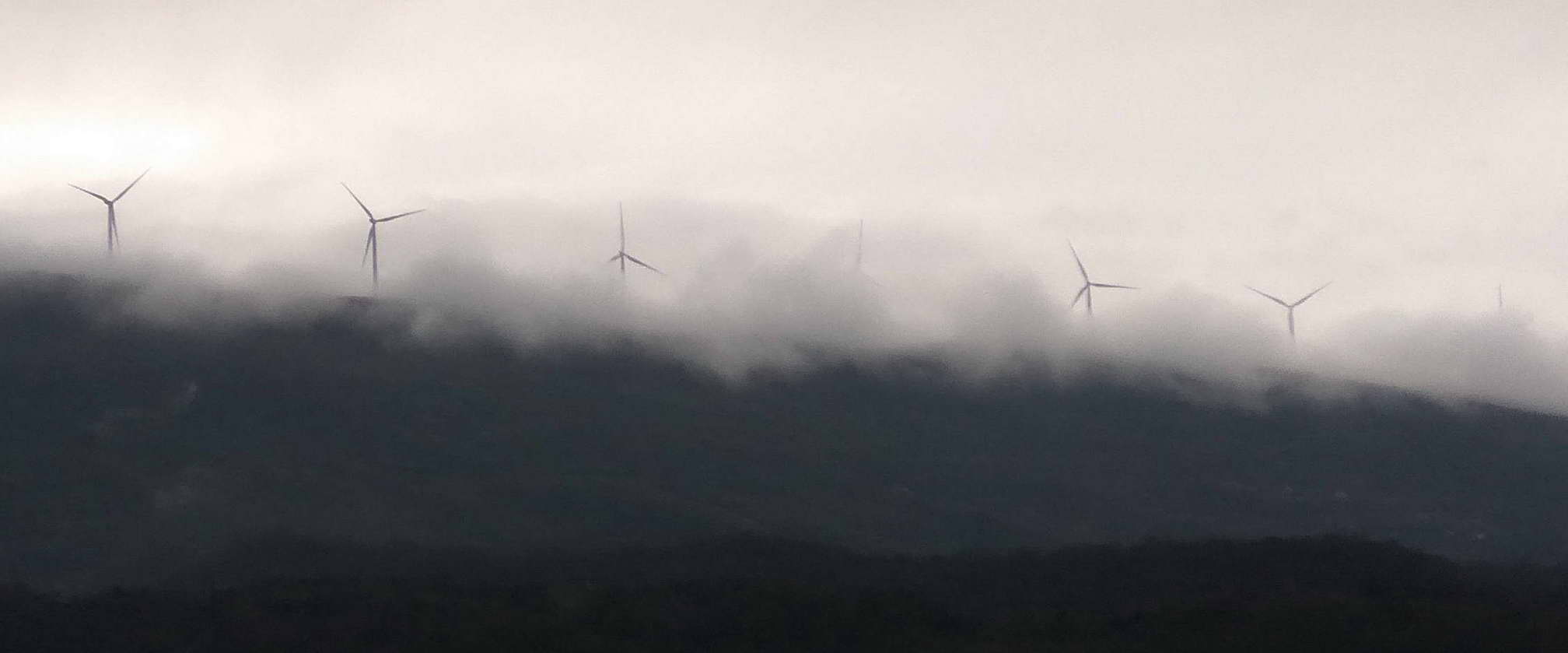 Ulcinj wind generators electric energy (background)